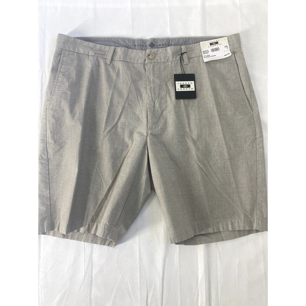 Joseph Abboud Cotton Hemmed Flat Front Mens Shorts NWT Size 40